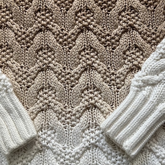 Vineyard Vines Cotton Cable Knit Fisherman Sweater size XXS - Picture 4 of 9